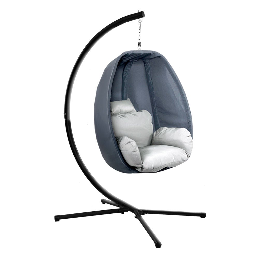 Gardeon Outdoor Furniture Egg Hammock Hanging Swing Chair Pod Lounge - Craze Trends