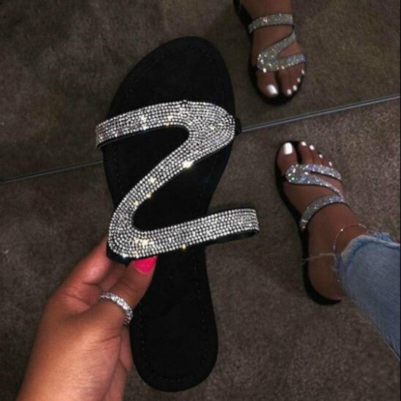 2021 Bling Bling Slides Women's Slippers for Summer Beach - Craze Trends