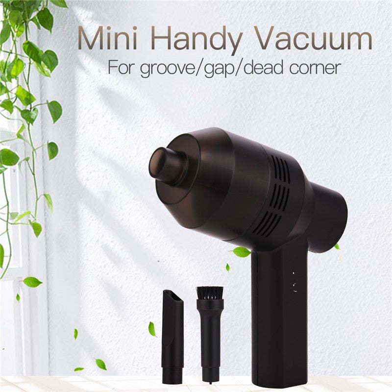 Mini Portable Car Handheld Vacuum Cleaner Cordless USB Rechargeable - Craze Trends