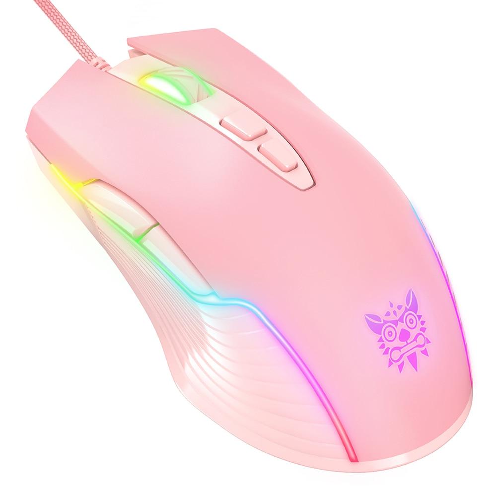 USB Wired Mouse 6-Gear Adjustable RGB Gaming Mouse - Craze Trends