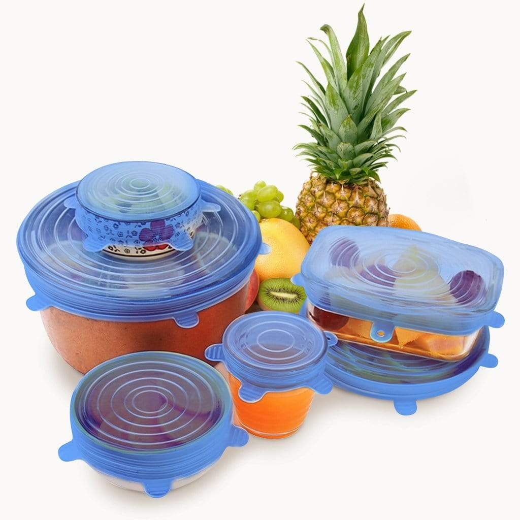 Silicone Food Lids (6 Piece Set) - Craze Trends