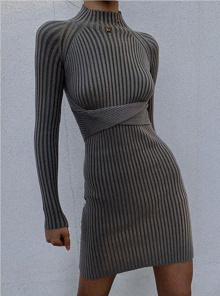 Malika Knit Dress - Craze Trends