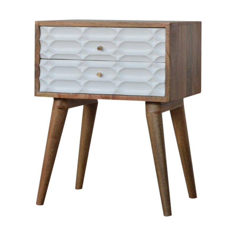 Capsule Carved Bedside - Craze Trends