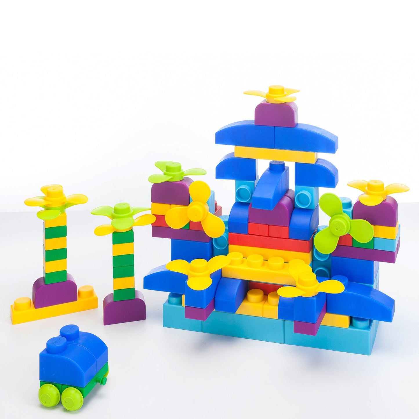 UNiPLAY Soft Building Blocks Plus Series 122pcs Primary Color - Craze Trends