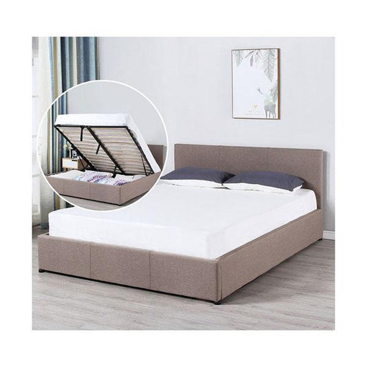 Milano Luxury Gas Lift Bed Frame And Headboard King - Craze Trends