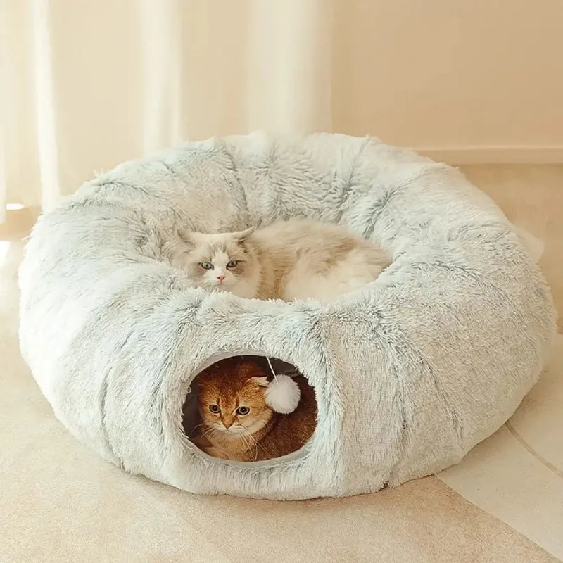 Plush Cat Tunnel Bed - Craze Trends