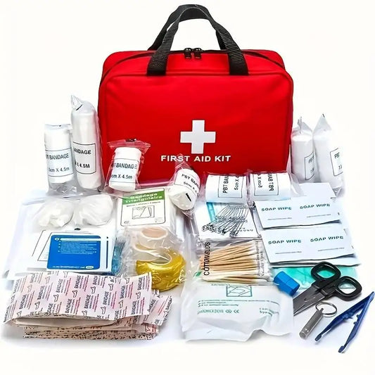 184-Piece Outdoor First Aid Kit - Craze Trends