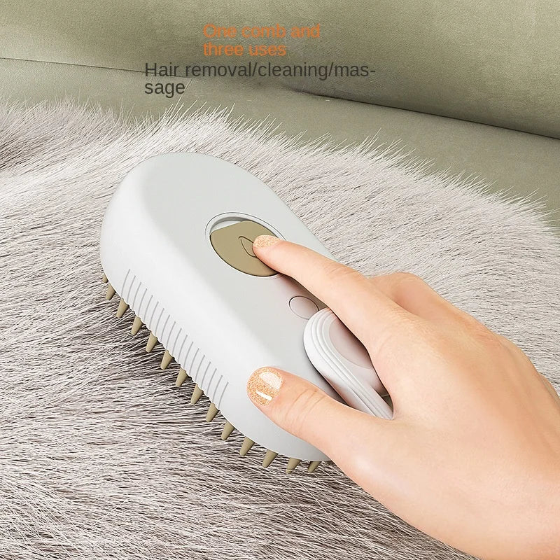 3-in-1 Cat Steam Brush - Pet Grooming Must-Have - Craze Trends