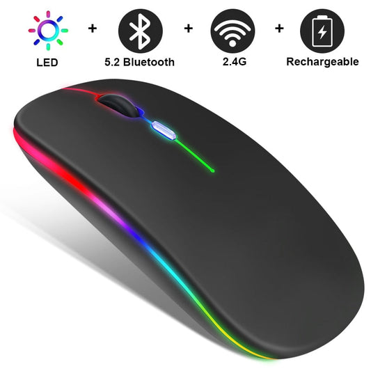 RGB Wireless Bluetooth Mouse - Craze Trends