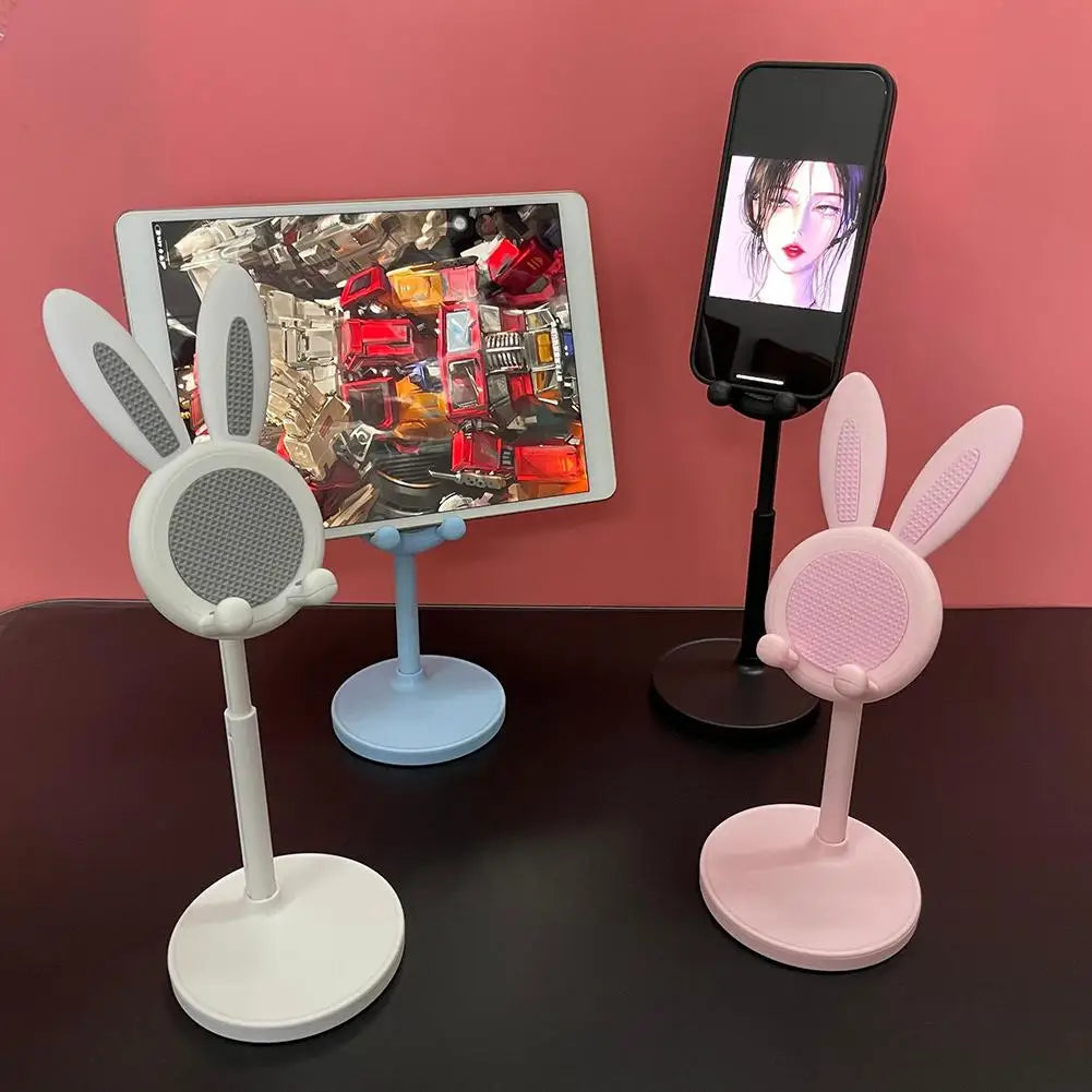 Adjustable Cartoon Rabbit Phone Holder - Craze Trends