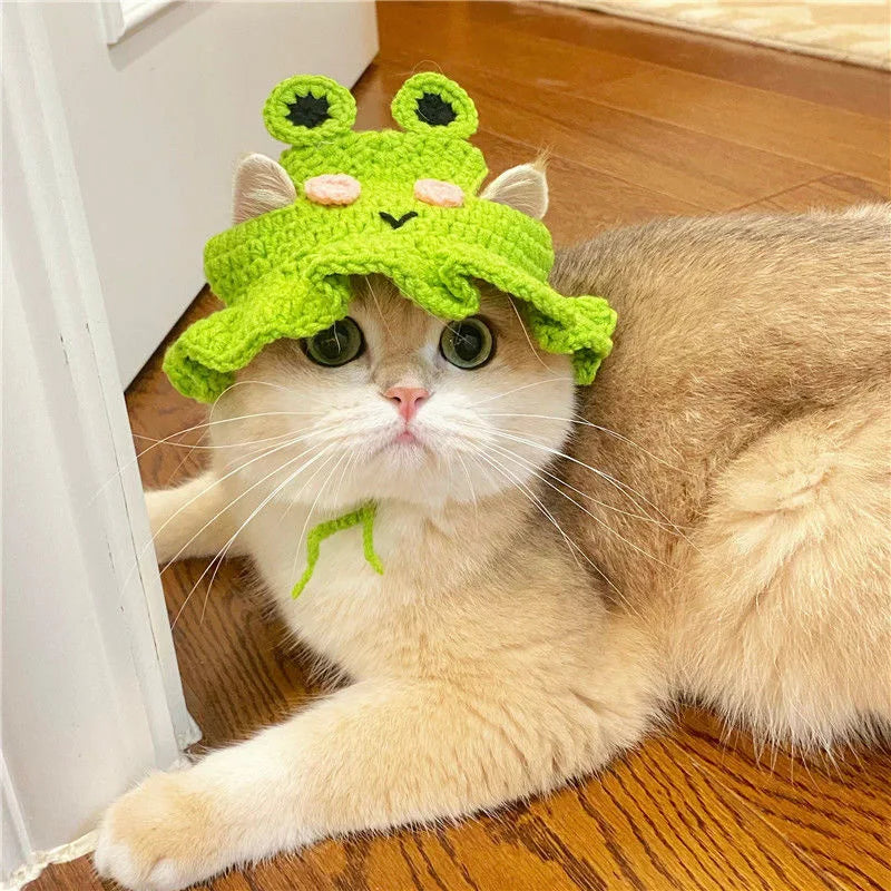 Cute Cat Hat for Pets - Autumn Winter - Craze Trends