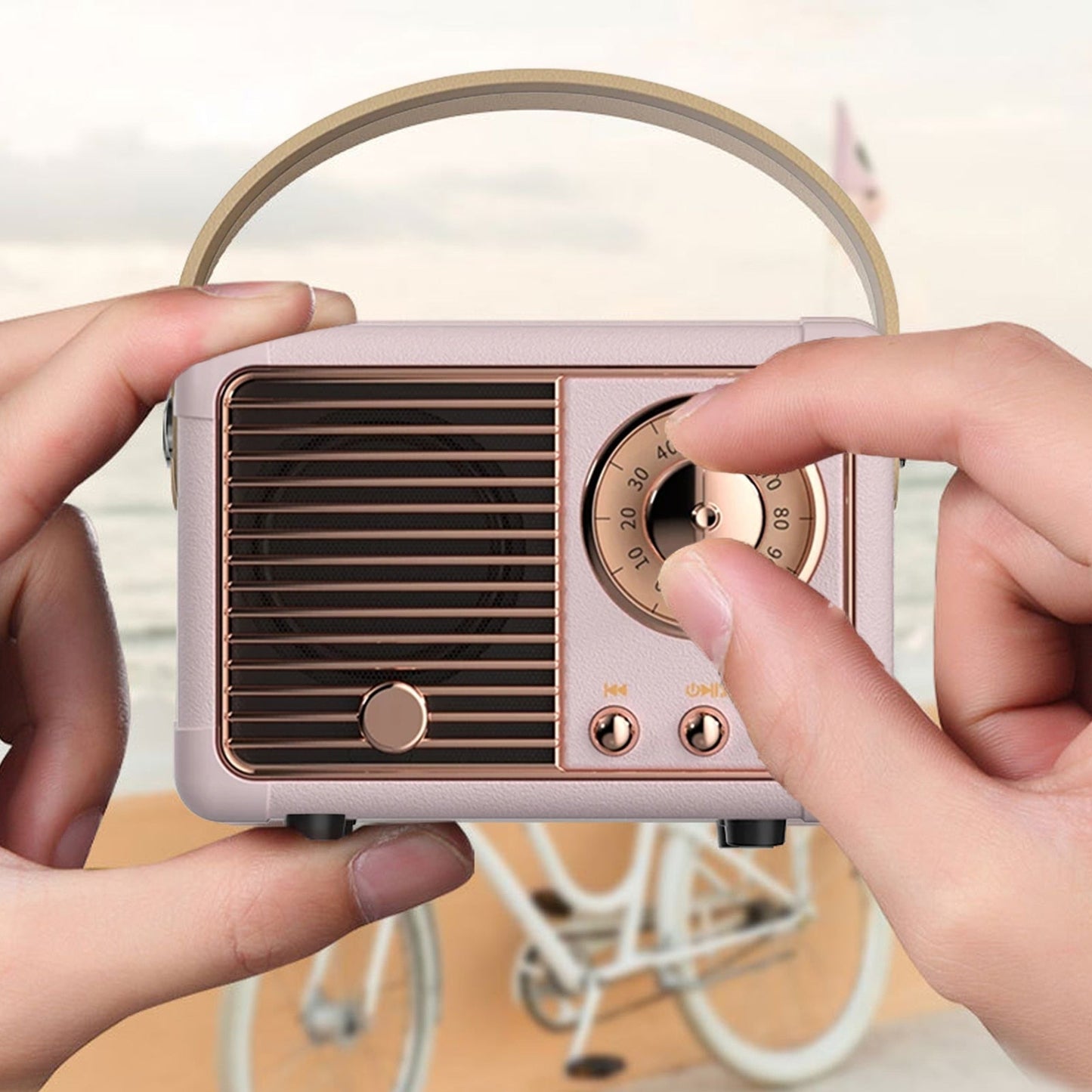 Bluetooth Compact Retro Speakers with Radio - Craze Trends