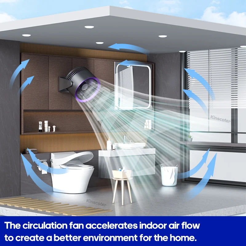 Portable Cordless Air Circulator Fan - Craze Trends