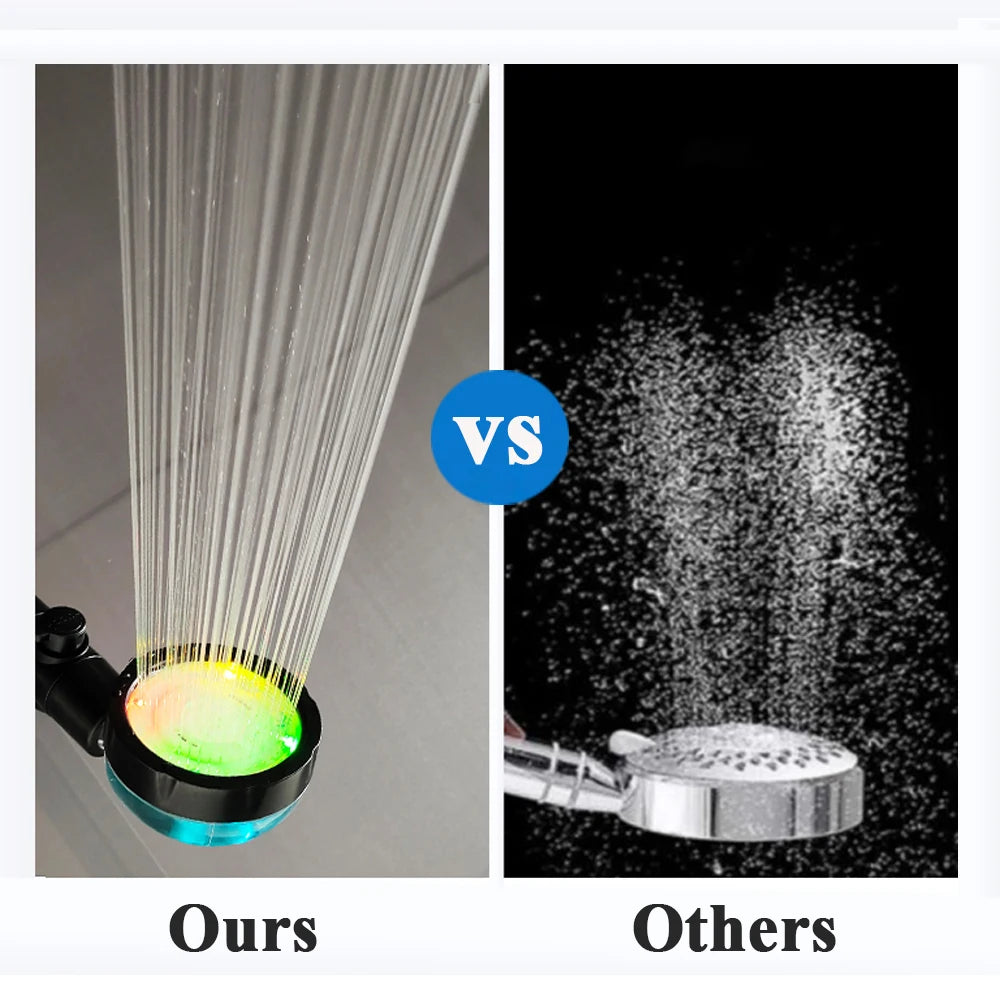 LED Shower Head 7 Colors Changes High Pressure Hand Showerhead - Craze Trends