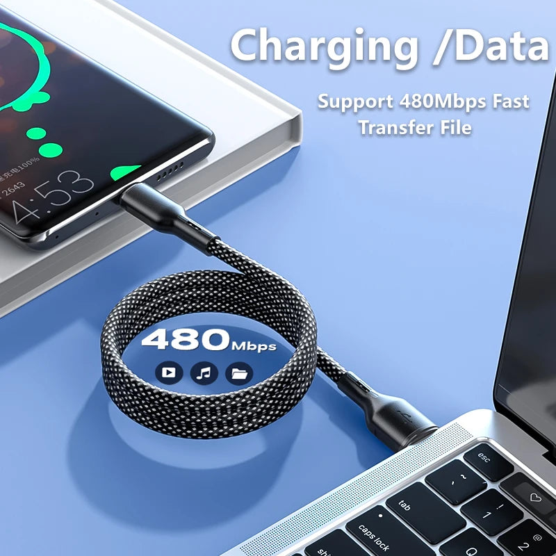 100W Magnetic Fast Charge USB C Cable - Craze Trends