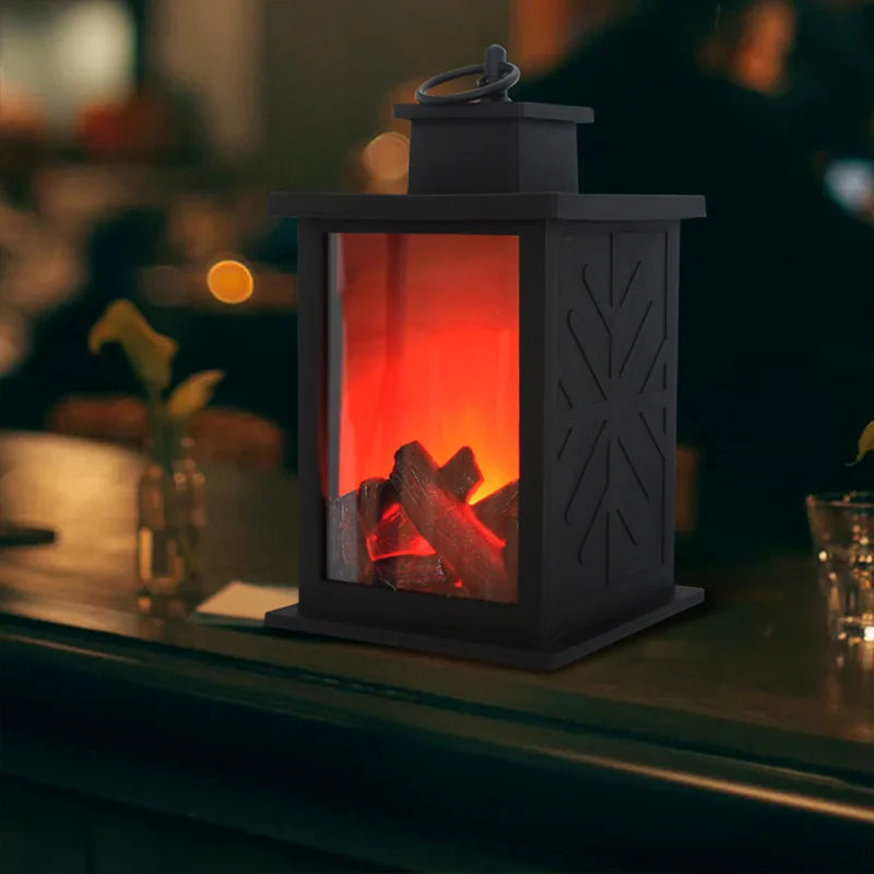 LED Fireplace Flame Lantern Night Light - Craze Trends