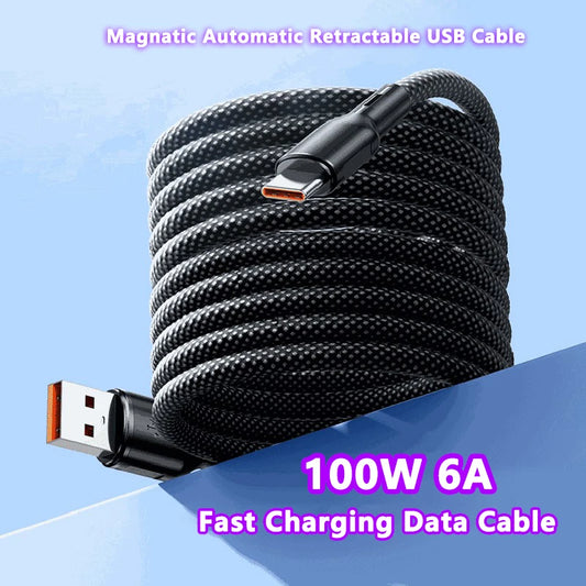 100W Magnetic Fast Charge USB C Cable - Craze Trends