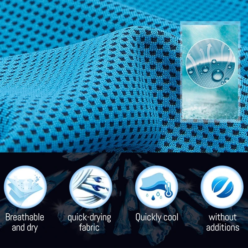 Quick Drying Cooling Towel Soft Breathable Chilly Sweat Absorption - Craze Trends