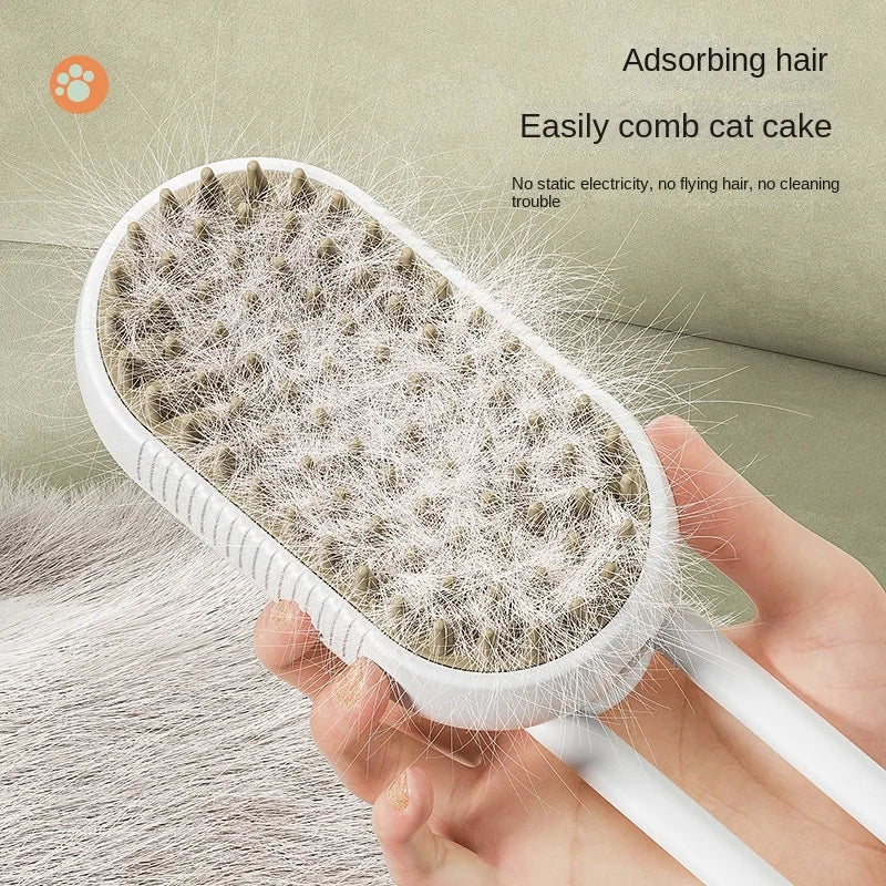 3-in-1 Cat Steam Brush - Pet Grooming Must-Have - Craze Trends