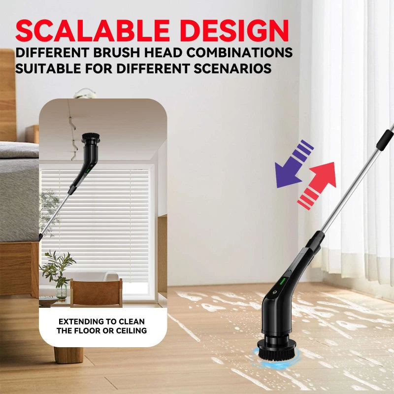 Electric Cleaning Brush 8 in 1 Multifunctional Household Wireless - Craze Trends