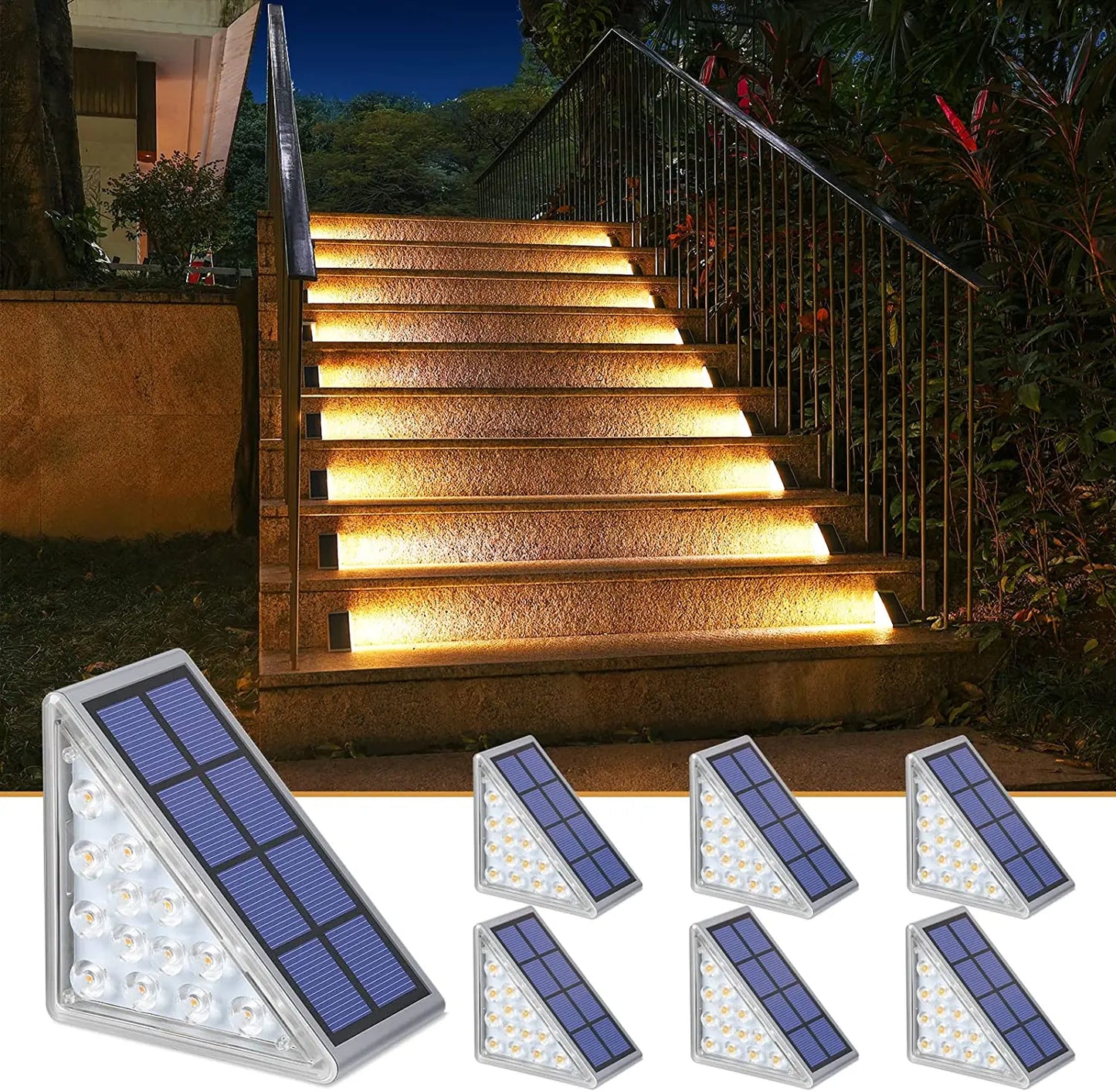 Outdoor LED Solar Step Light IP67 Waterproof - Craze Trends