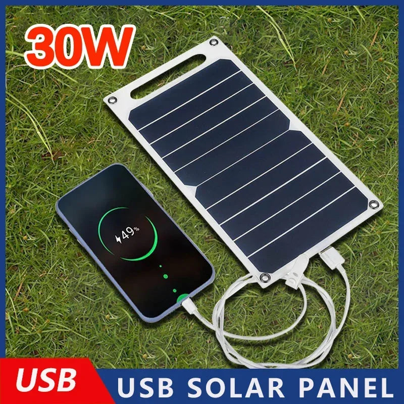 30W Solar Panel USB Waterproof - Craze Trends