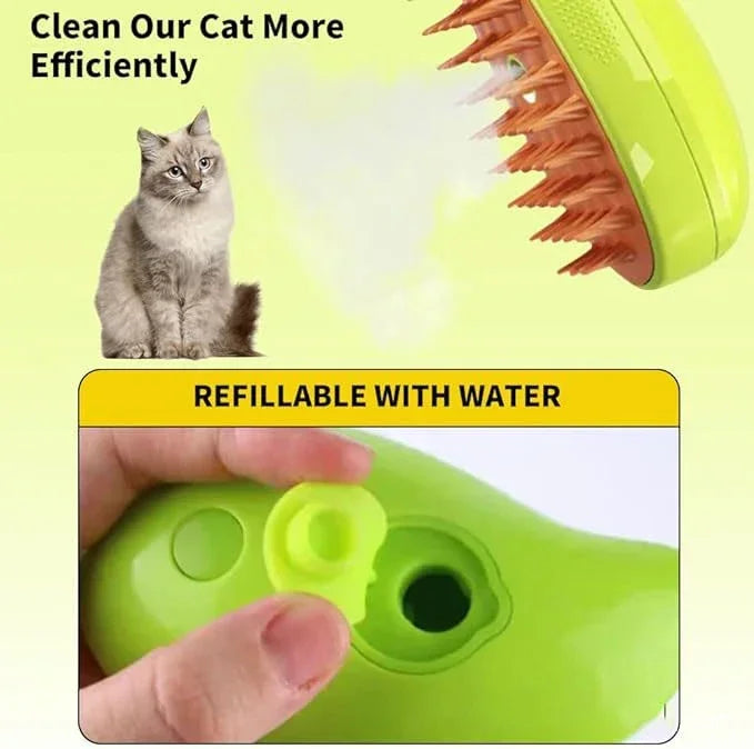 3 in 1 Dog Steamer Brush Cat Comb - Craze Trends