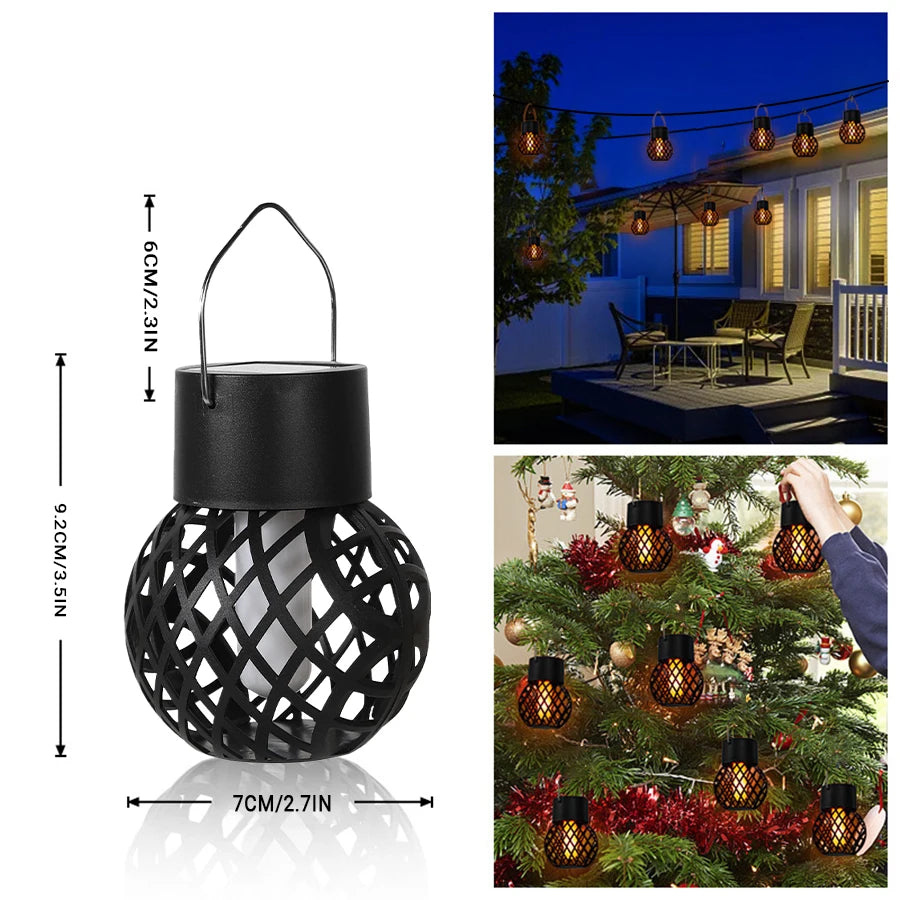 LED Solar Flame Hanging Lantern - Craze Trends