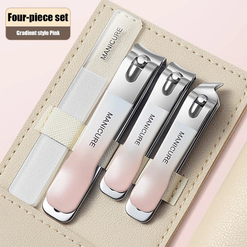 4PCS/Set Portable Stainless Steel Nail Clipper Set Professional Nail - Craze Trends