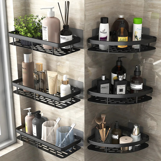 Aluminum Bathroom Shelf Organizer