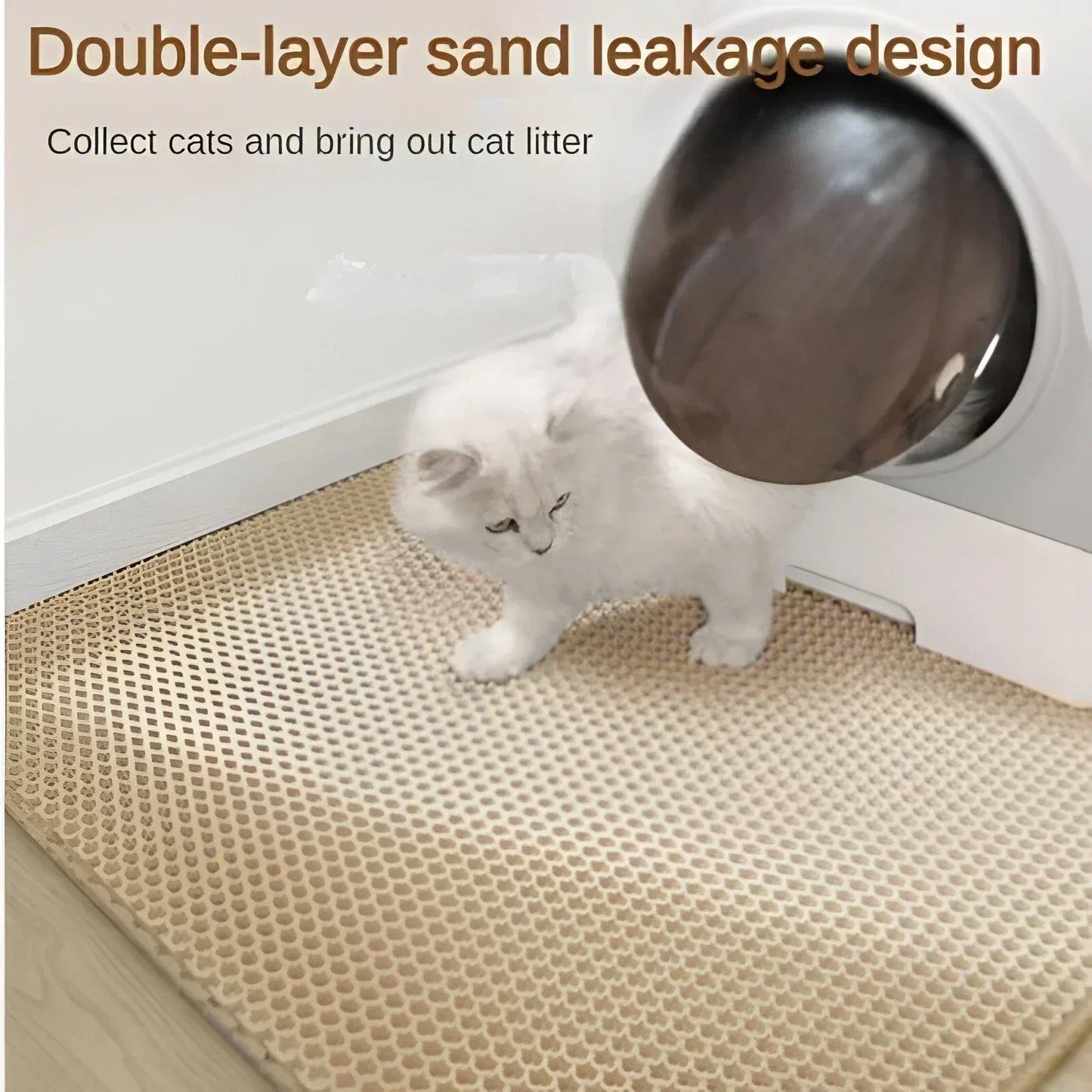 Double-layer Non-slip Cat Litter Mat - Craze Trends