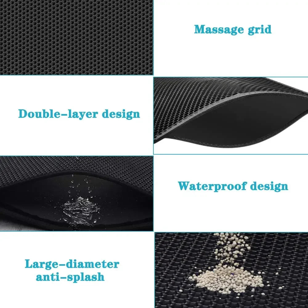 Double Layer Cat Litter Mat - Non-slip & Waterproof - Craze Trends