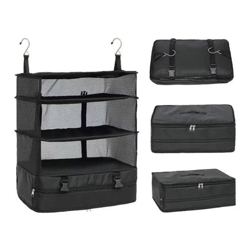 Household Supplies Multifunctional Clothing Travel Storage Three-layer - Craze Trends