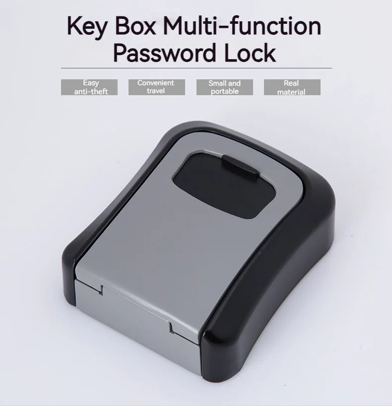 4 Digit Wall Mount Key Lock Box - Craze Trends