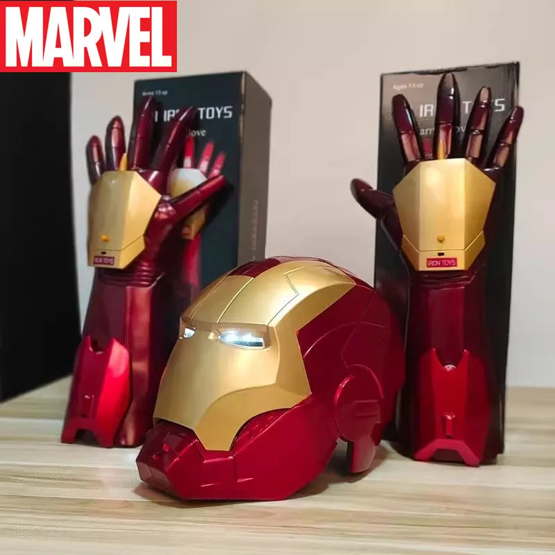 Iron Man Helmet Marvel Avengers LED Light Cosplay Toy - Craze Trends