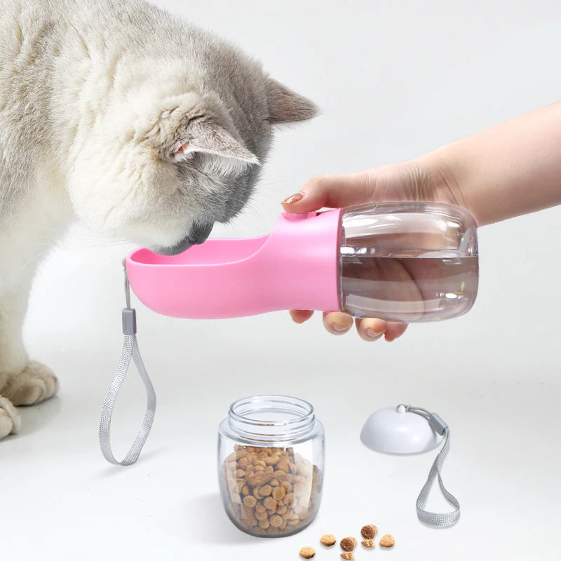 Portable 2-in-1 Pet Water Bottle - Craze Trends