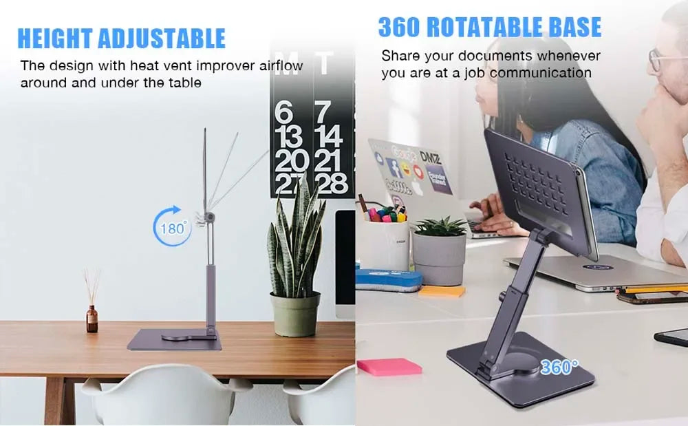 Aluminum Tablet Stand 360° Rotation - Craze Trends