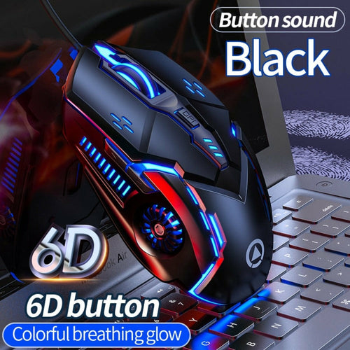 Dragon 6 Buttons 3200 DPI Gaming Mouse - Craze Trends