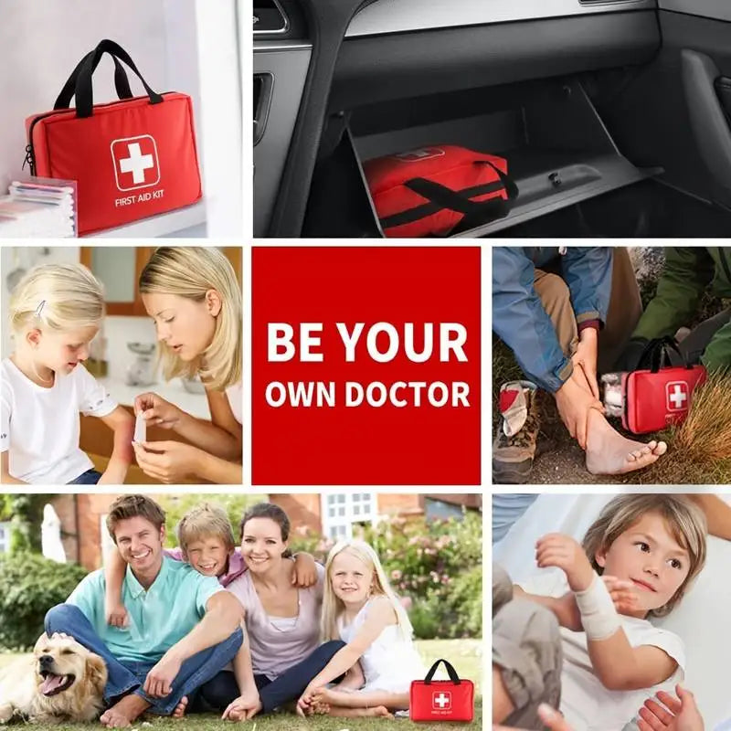 184-Piece Outdoor First Aid Kit - Craze Trends