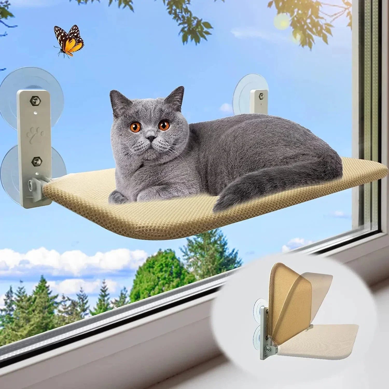 Foldable Cat Hammock Window Bed - Craze Trends