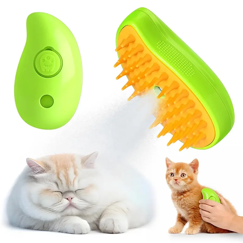 3 in 1 Dog Steamer Brush Cat Comb - Craze Trends