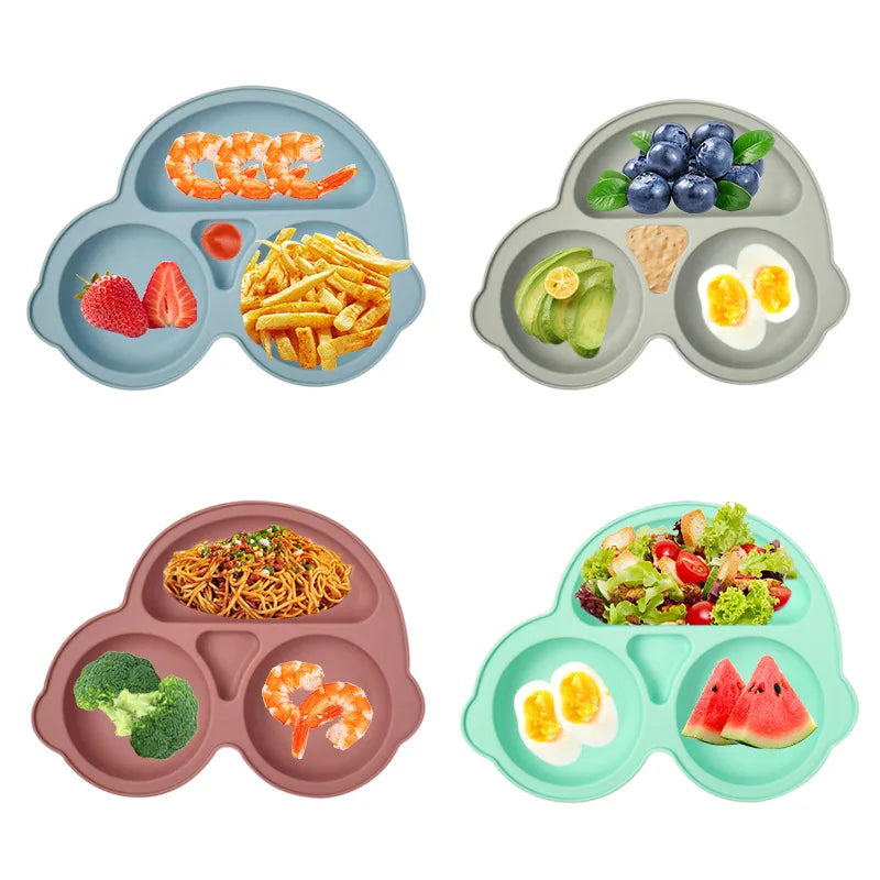 Silicone Cartoon Kids Dining Plate - Craze Trends