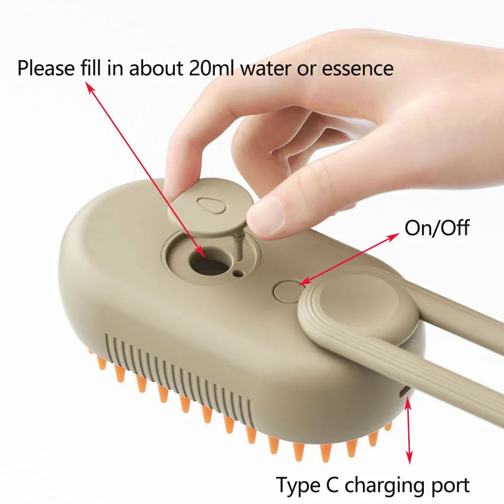 Electric Pet Grooming Comb with Spray - Craze Trends