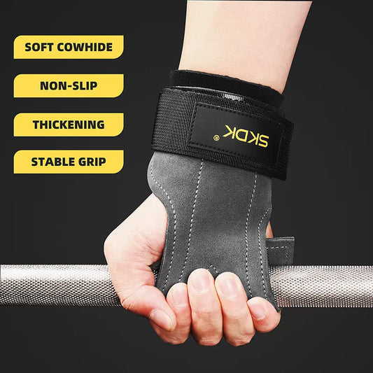 SKDK Gym Grips - Cowhide Palm Protector