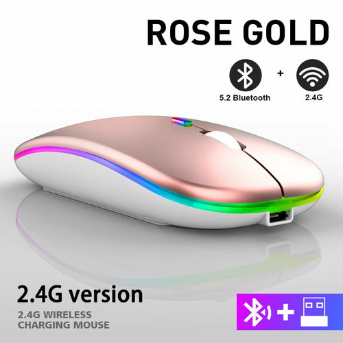 RGB Wireless Bluetooth Mouse - Craze Trends