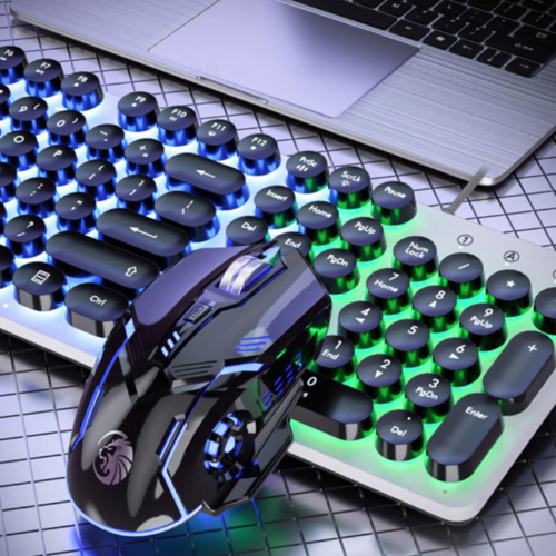 Dragon LED Backlight Gaming USB Wired Keyboard Mouse Set - Craze Trends