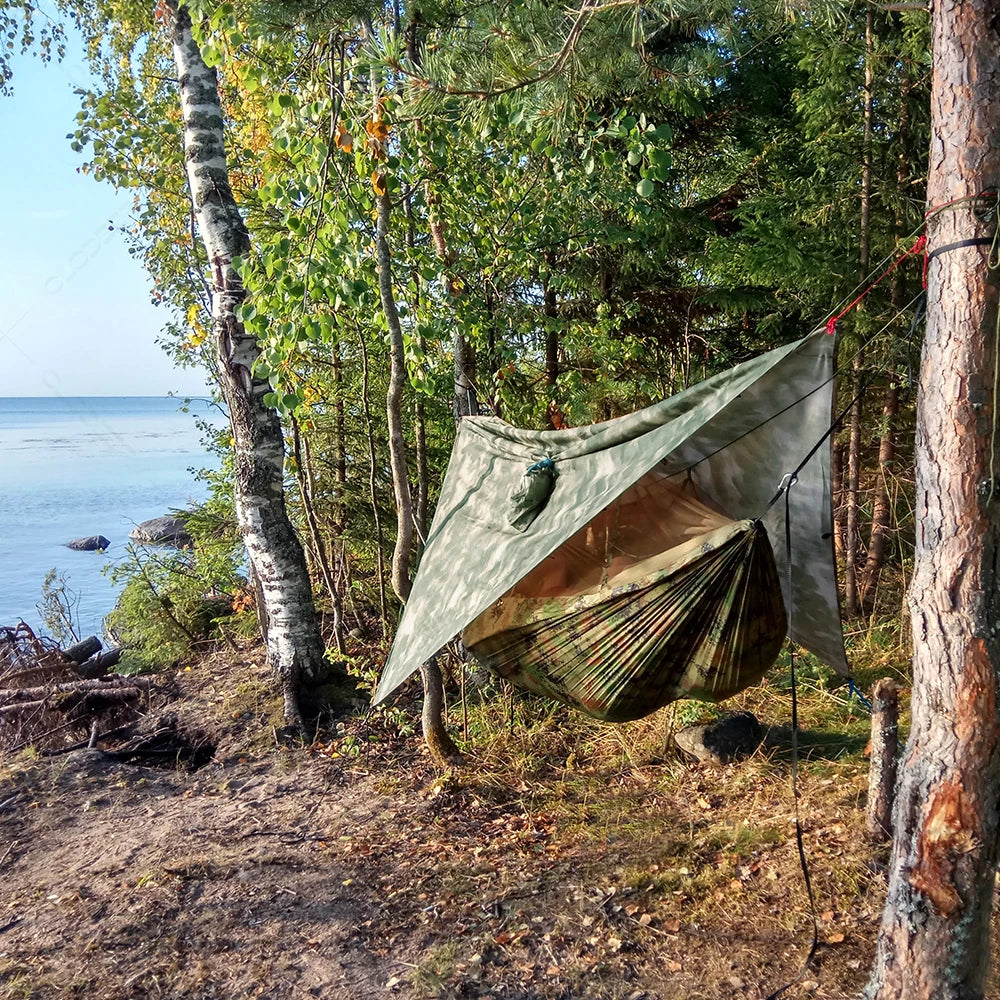 Portable Camping Hammock with Mosquito Net