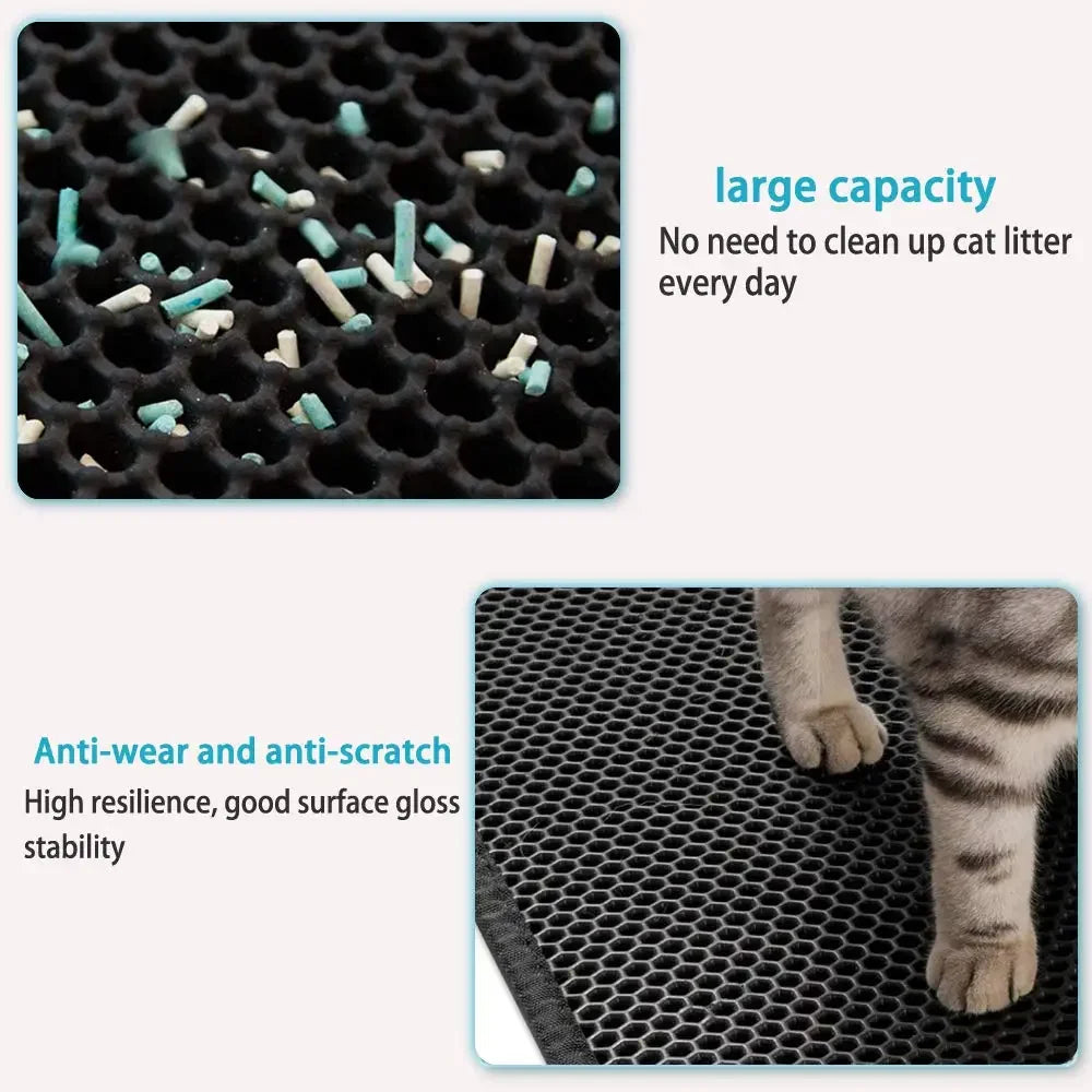 Double Layer Cat Litter Mat - Non-slip & Waterproof - Craze Trends