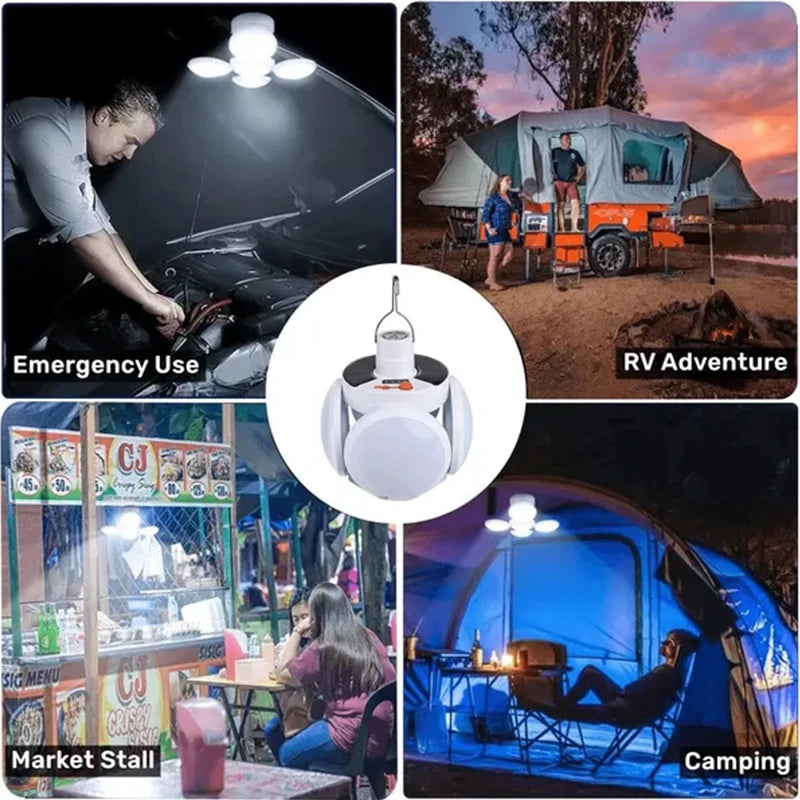 Portable Solar LED Camping Light