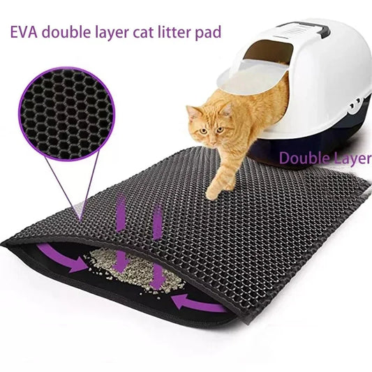 Double Layer Cat Litter Mat - Non-slip & Waterproof - Craze Trends